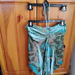 Elegant Paisley Halter Top